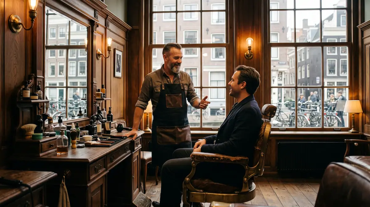 Beste Engelssprekende Kappers in Amsterdam Centrum: Gids voor Expats