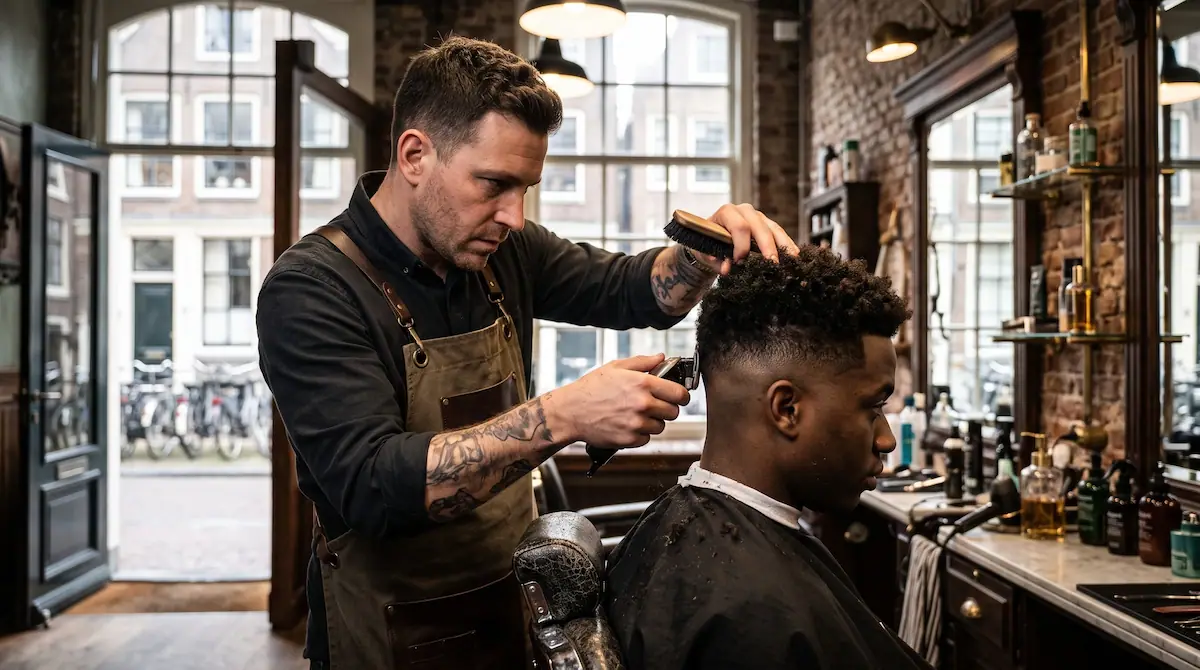 Curly & Textured Hair Barber in Amsterdam: Curls, Waves & Fade Guide