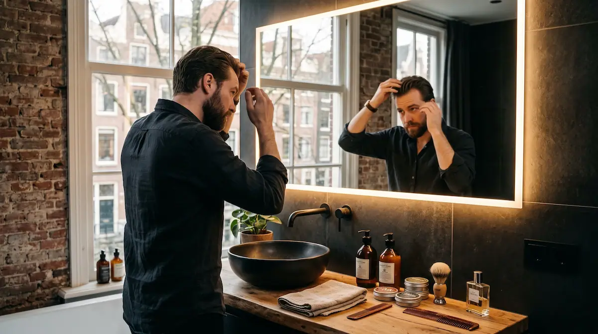 Haarverzorging & Hoofdhuid Routine voor Mannen in Amsterdam